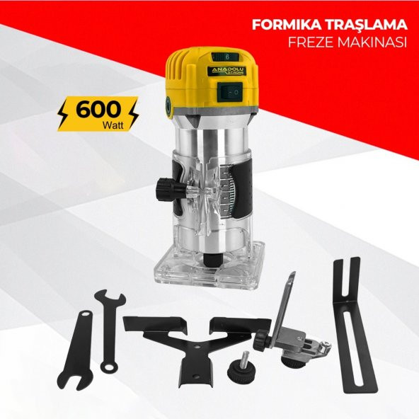Anadolustrong ANS1028 600W Formika Traşlama Freze Makinası - 10