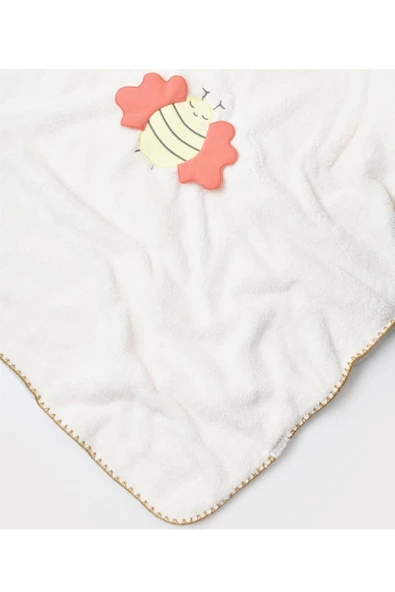 Bibaby To Bee Cute Welsoft Battaniye Ekru 90x100 cm. - 4