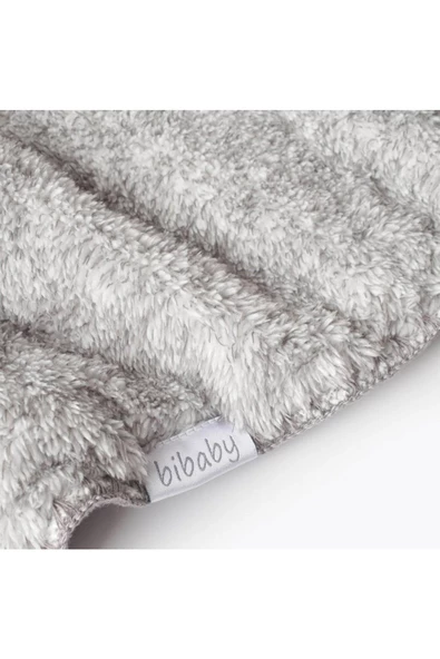 Bibaby Basic Forest Welsoft Battaniye Gri 90x100 cm. - 5
