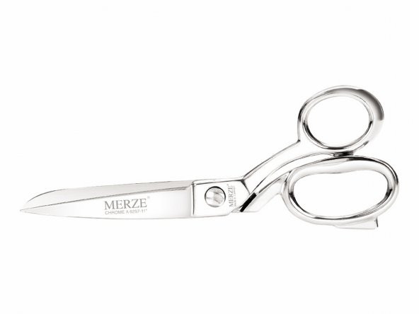 Merze 6257-11 Krom Kaplama somunlu Terzi Makası No:11D-119