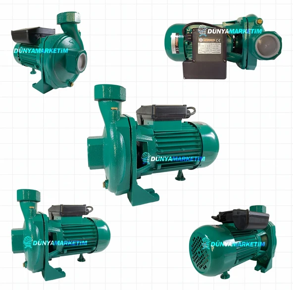 SP152 Salyongoz Pompalı Kademeli Su Motoru 2 Hp 2 Eldiven ve Kontrolkalemi Hediyeli - 5