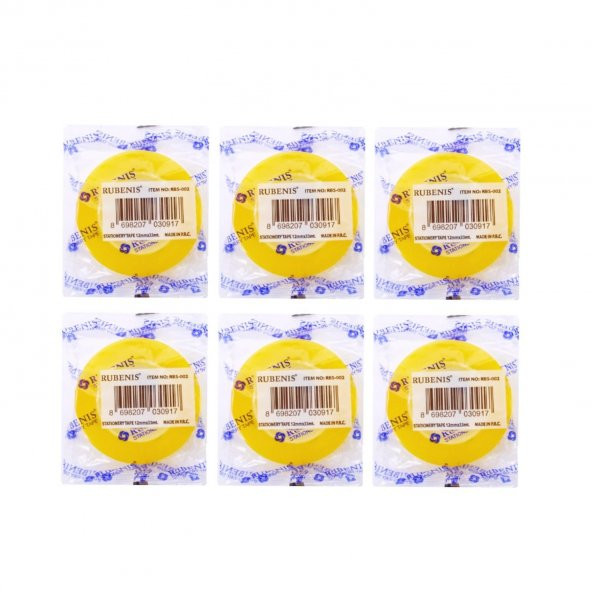 Rubenis 12x33 Selefon Bant (RBS-002) 6 Adet