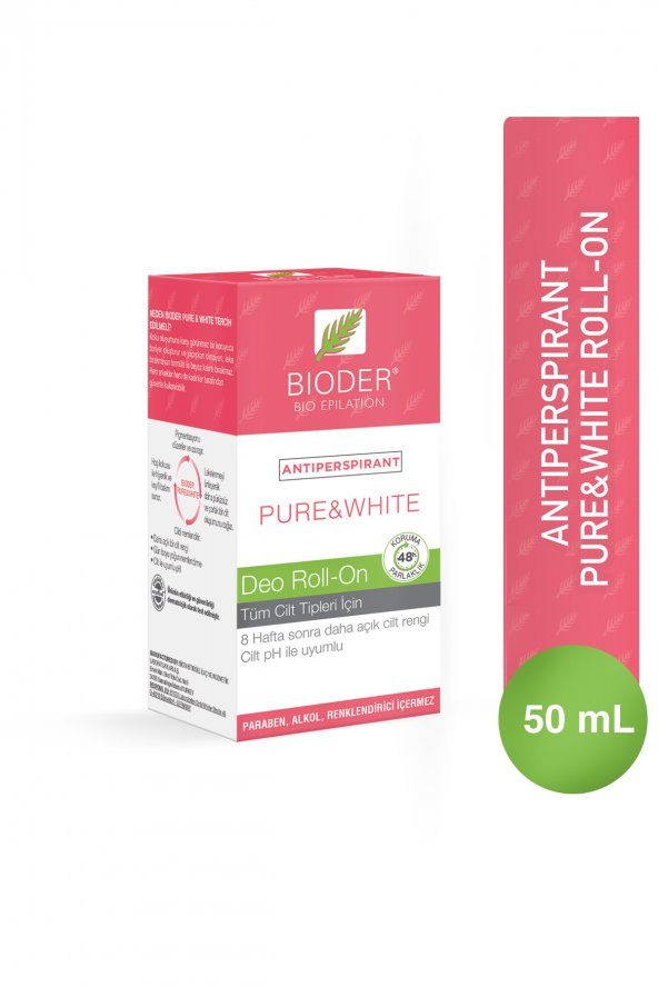 Bioder Antiperspırant Pure&White Roll-on 8680512631071