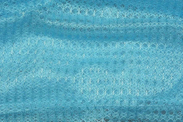 KARDELEN MODEL TURKUAZ RENK TEK KANAT Pileli Fon Perde 75*260 cm - Resim 6