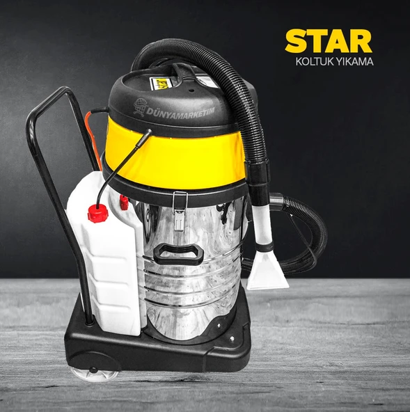 Star Profesyonel 3 Motorlu Halı ve Koltuk Yıkama Makinası - 3