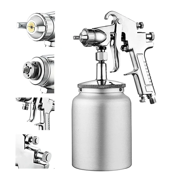 Anadolu Strong  Profesyonel Alüminyum Alttan Depo 1.8mm 750ml  Boya Tabancası - 4