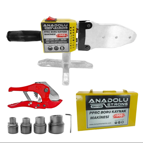 Anadolustrong ANS1061 Üstün Kalite 1300W PPRC Boru Kaynak Makina Seti - 2
