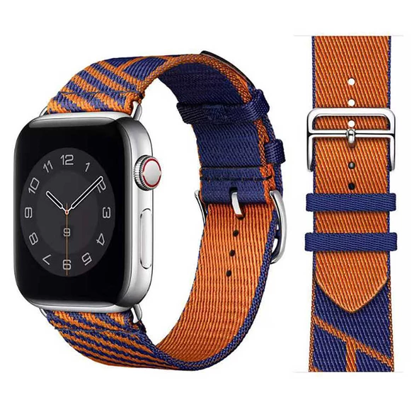 Apple Watch Ultra 49mm Kordon KRD-51 Hasır Kordon - 7