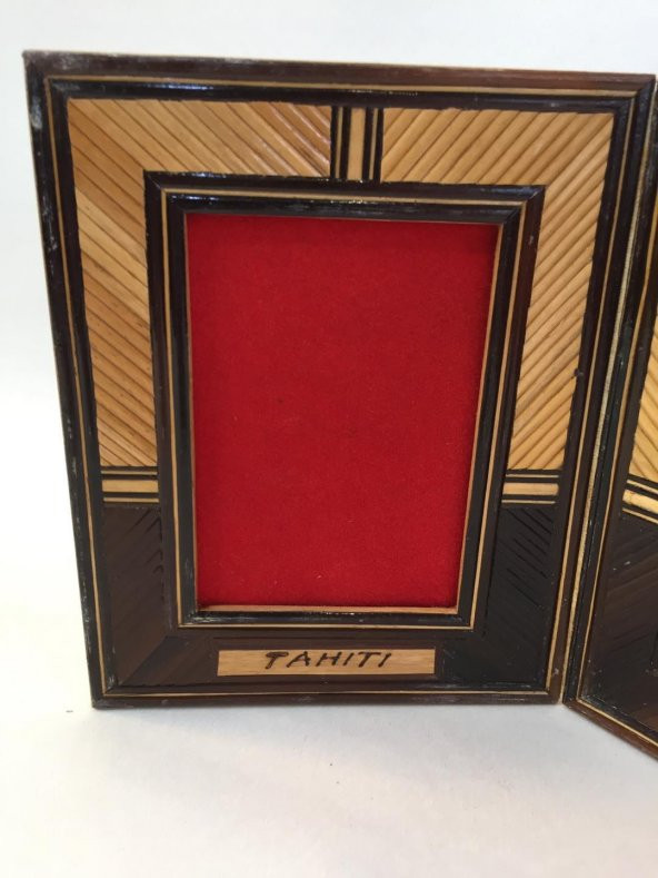 Çiftli Bambu Fotoğraf Çerçevesi 10x7 cm - 5