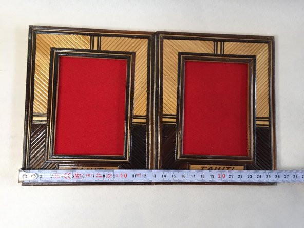Çiftli Bambu Fotoğraf Çerçevesi 10x7 cm - 7