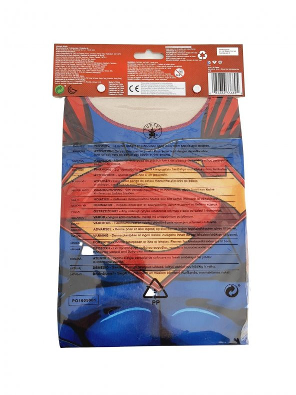 DC Comics Superman Maskeli Kostüm 3-6 Yaş - 3