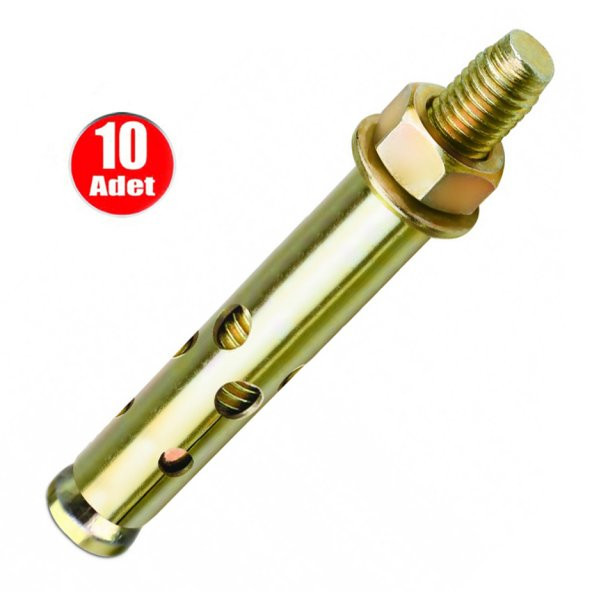Aletçantam Çelik Dübel Gömlekli 8x75 (10mm) - 10 adet ürün görseli 1