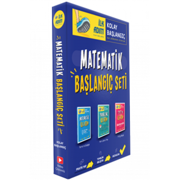 İLK ADIM YAYINLARI MATEMATİK BAŞLANGIÇ SETİ - 1
