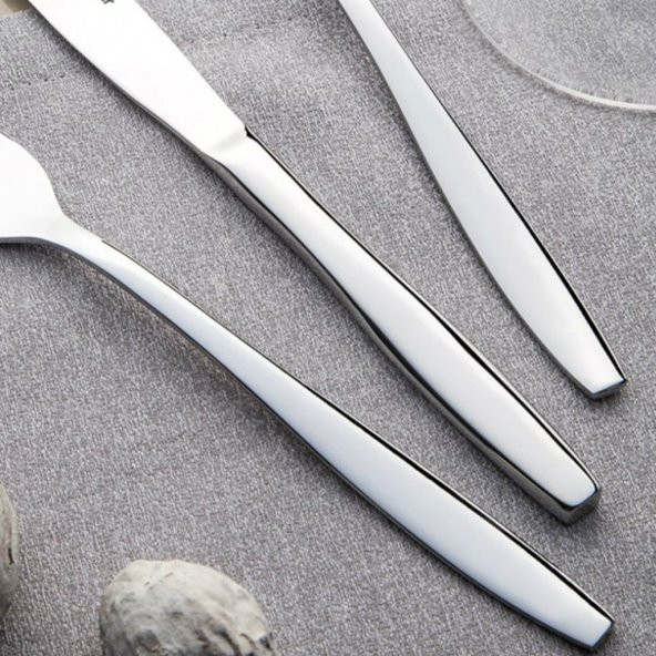 Nehir Sahra Sade 89 Parça Çatal Kaşık Bıçak Takımı - 3