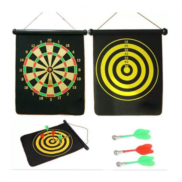 Manyetik Çift Taraflı 4 Oklu Dart - 2