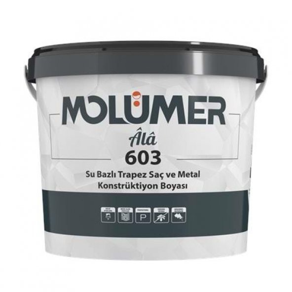 Molümer 603 Isı İzolasyon Trapez Saç ve Konstrüksiyon Boyası 18Kg - 1