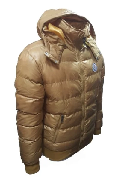 Moncler Erkek Su İtici Kapüşonlu Şişme Mont M-00448 - Resim 2