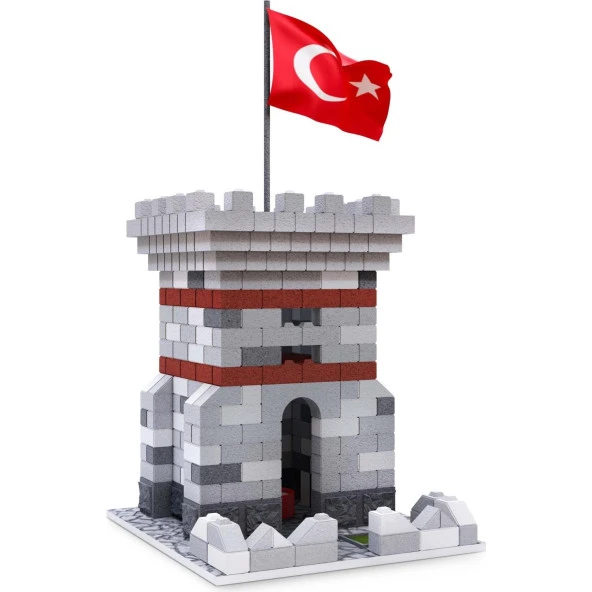 Eshel Maket Tuğla Kale Blok 1:24 Ölçek ürün görseli