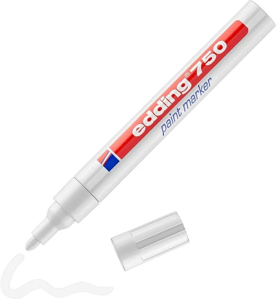 Edding 750 Paint Marker Boya Markör Kalemi Beyaz / 750049