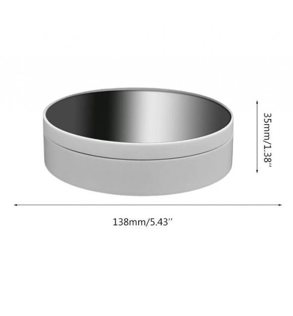 Ürün Çekimi ve Vitrin için 360° Dönen Aynalı Sunum Standı 4 KG - 3