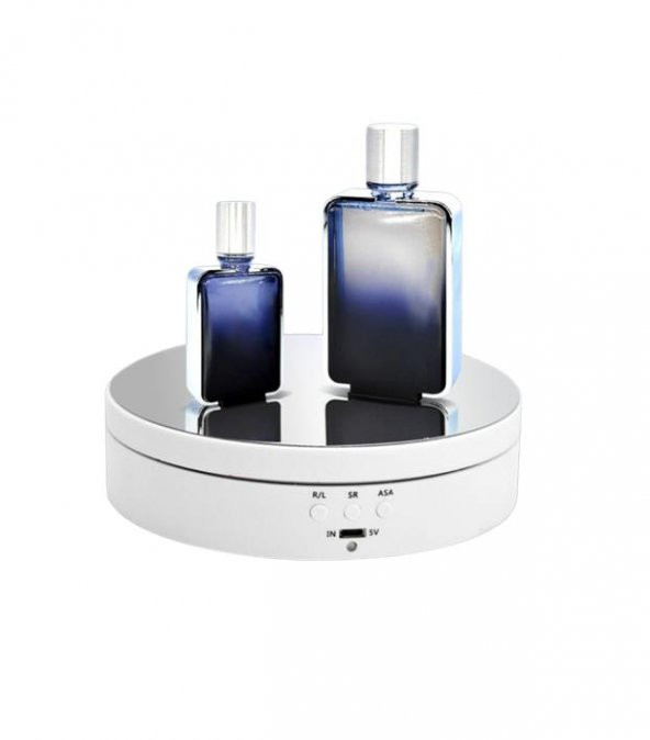 Ürün Çekimi ve Vitrin için 360° Dönen Aynalı Sunum Standı 4 KG - 4