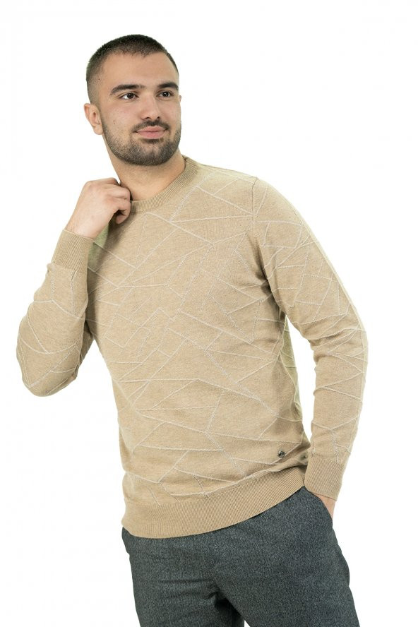 SARAR İNTERVİEW O YAKA DESENLİ TRİKO - 2