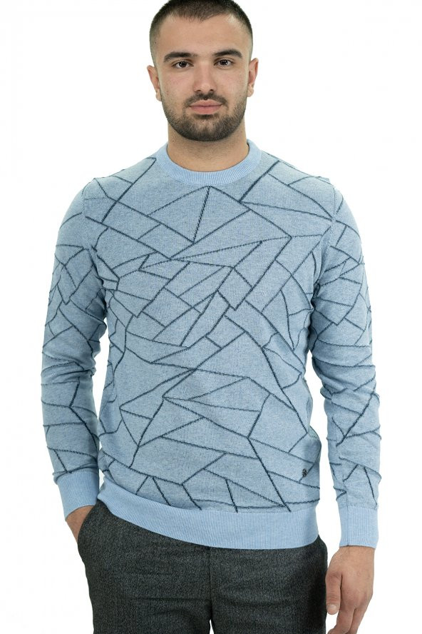 SARAR İNTERVİEW O YAKA DESENLİ TRİKO - 12