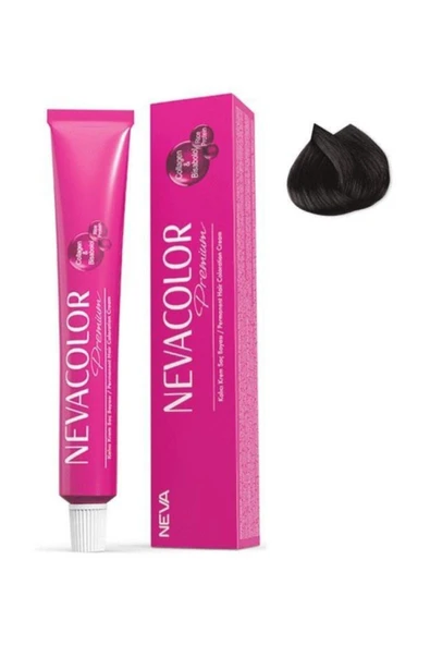 Neva Color Premium Tüp Saç Boyası 6.0 Yoğun Koyu Kumral 50 Ml