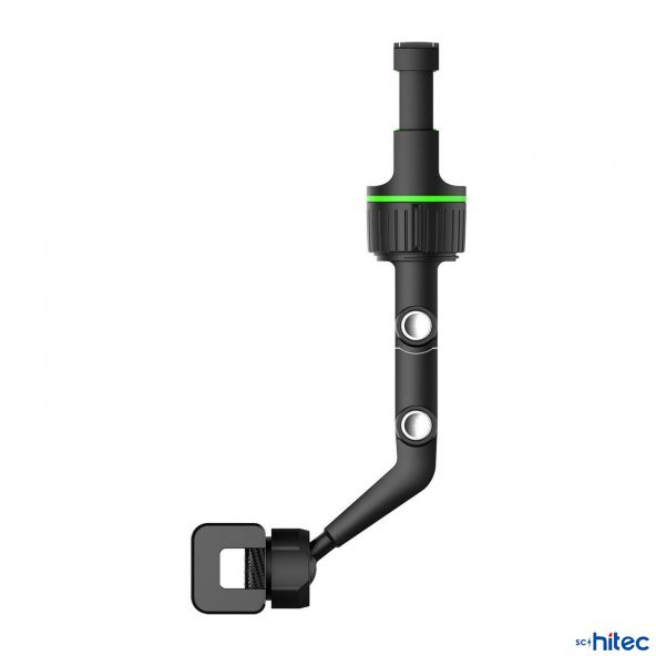 ScHitec 360 Derece Dönebilen Dikiz Aynası Araç İçi Telefon Tutucu Siyah - 4