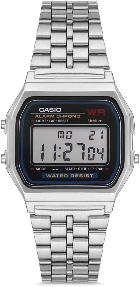 CASIO A159WA-N1DF DİJİTAL RETRO MODELİ UNISEX KOL SAATİ
