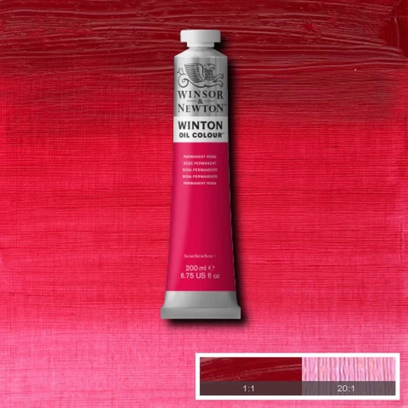 WİNSOR NEWTON Winton Yağlı Boya 200ml  Permanent Rose 502 (49)