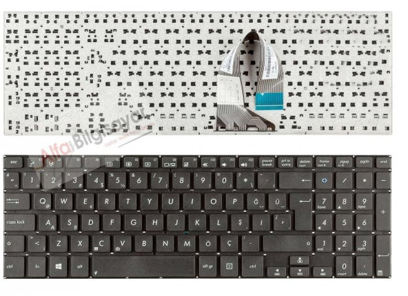 Asus K56, K56C, K56CA, K56CB, K56CM, K56V Klavye Siyah Türkçe Q
