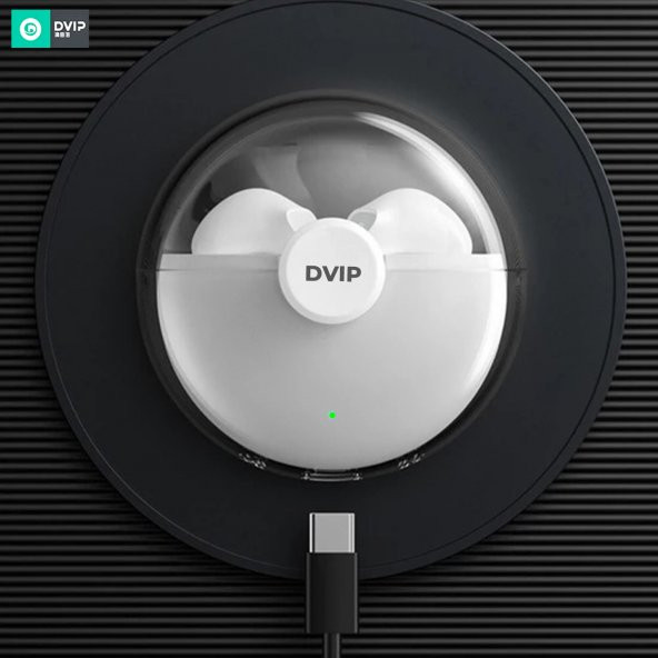 DVIP TK01 Space One TWS Bluetooth 5.0 Kulaklık Beyaz - 3