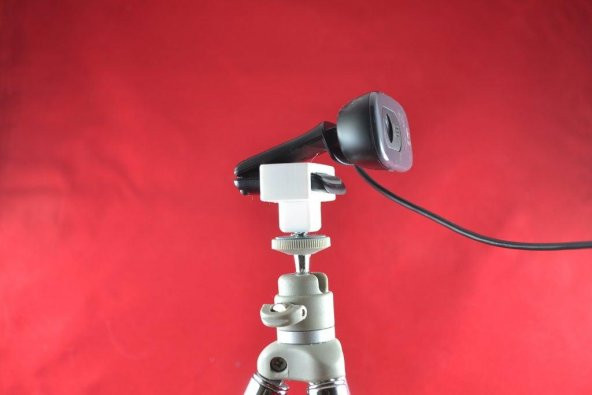 Logitech C270 Tripod Kamera Yuvası Aparatı Aksesuar Tutucu - 3