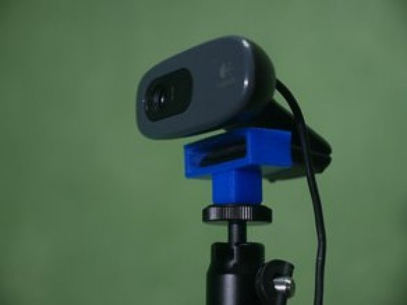 Logitech C270 Tripod Kamera Yuvası Aparatı Aksesuar Tutucu - 11