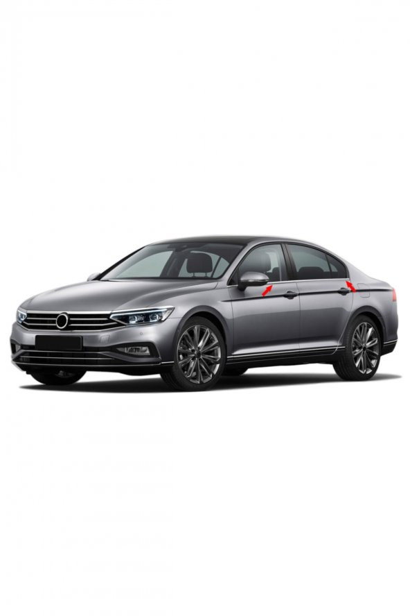 Vw Passat B8 Krom Paslanmaz Çelik Cam Çıtası 4 Parça 2015 ve Üzeri - 2