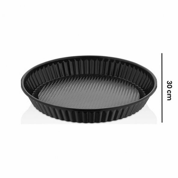 Emaye Turta Tart Kek Kalıbı 30 Cm - 3