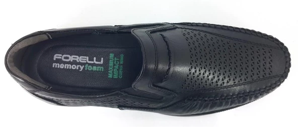 FORELLİ HELMUT 32618 ORTOPEDİK DELİKLİ  DERİ ERKEK AYAKKABI - Resim 4