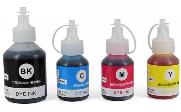 Brother TBT500/600 CMYK 4 Renk Mürekkep Takım