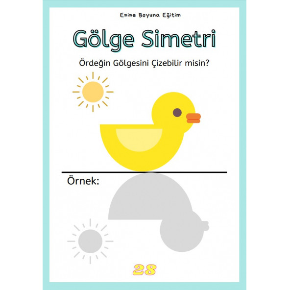 Okul Öncesi Simetri YAZ-SİL Kitabı - Resim 3