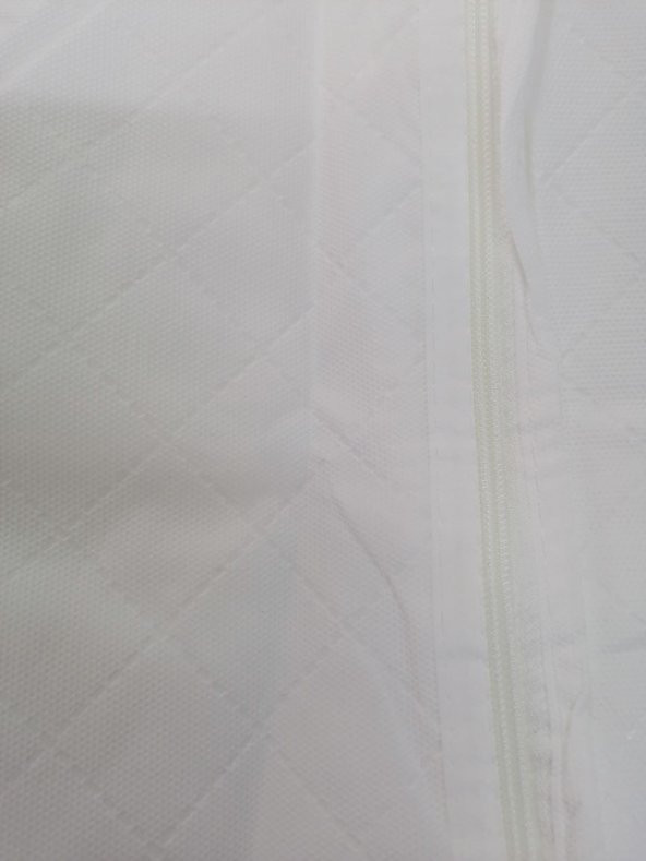 4  ADET YORGAN  HURCU DÜZENLEYİCİ YORGAN YASTIK ELBİSE HURCU BÜYÜK BOY MAKINADA 100X50 CM BEYAZ RENK - 2