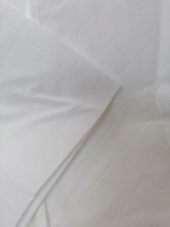 4  ADET YORGAN  HURCU DÜZENLEYİCİ YORGAN YASTIK ELBİSE HURCU BÜYÜK BOY MAKINADA 100X50 CM BEYAZ RENK - 7