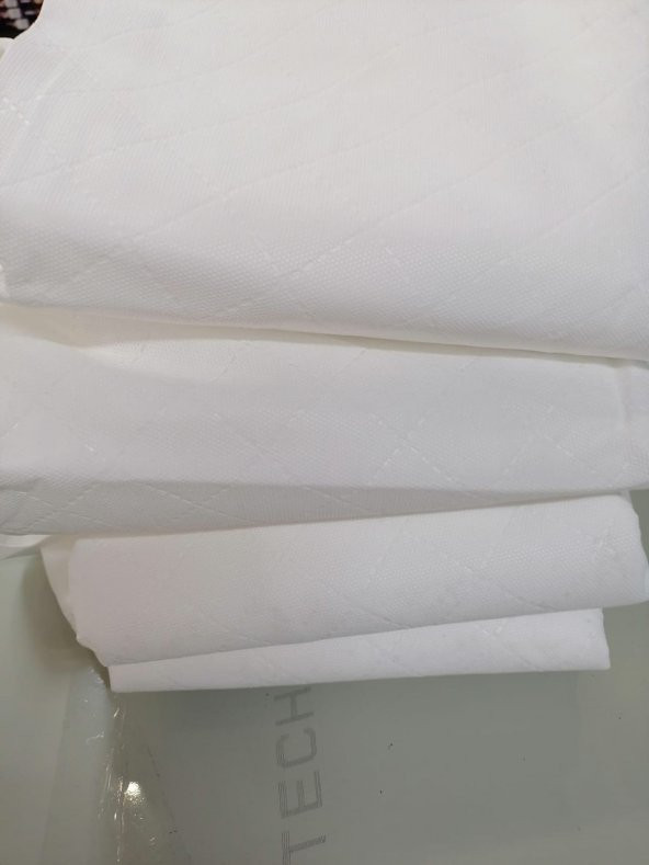 4  ADET YORGAN  HURCU DÜZENLEYİCİ YORGAN YASTIK ELBİSE HURCU BÜYÜK BOY MAKINADA 100X50 CM BEYAZ RENK - 8