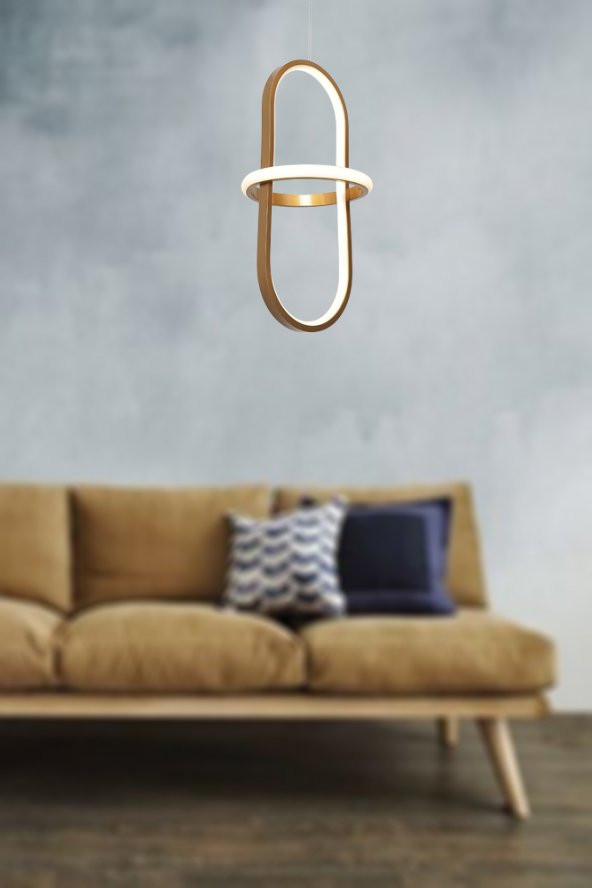 TT Aydınlatma TT006-1-ESK  Minyon Modeli Tekli Eskitme Led Avize - Resim 2