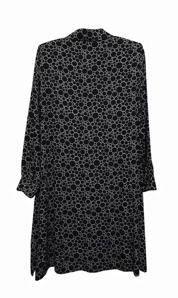 KEHİLA BÜYÜK BEDEN KREM-SİYAH TUNİK GÖMLEK - 4