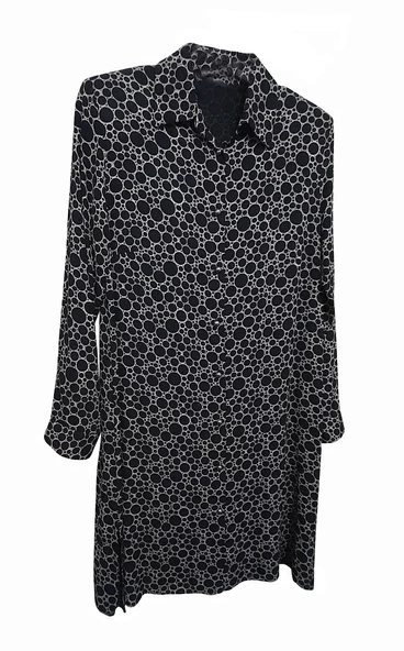 KEHİLA BÜYÜK BEDEN KREM-SİYAH TUNİK GÖMLEK - 2