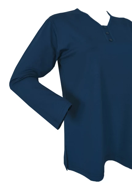 Kehila Petrol Mavi ANNE V YAKA PENYE BLUZ - 2