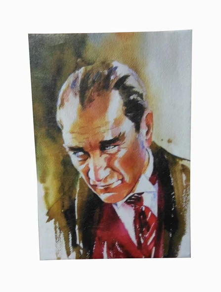 KEHİLA Mustafa Kemal ATATÜRK Yağlı Boya Dokulu Kanvas Tablo 50cm X 70cm - 3