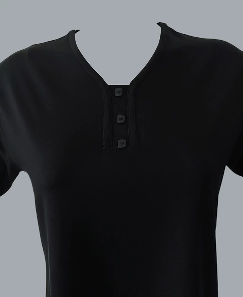 Kehila Siyah ANNE V YAKA PENYE BLUZ - 2