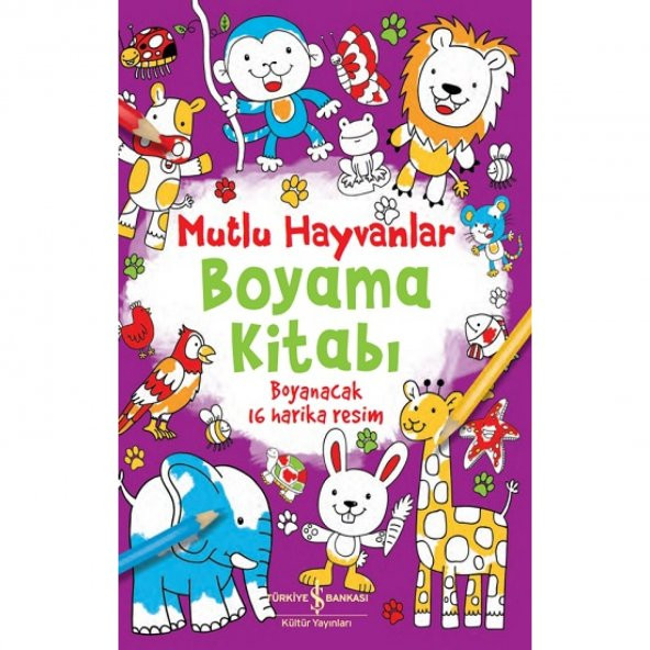 Mutlu Hayvanlar Boyama Kitabım